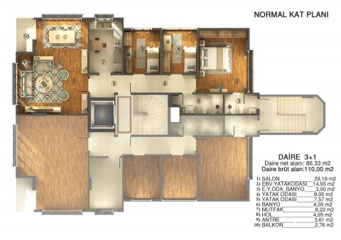 Apartments Bostancı / Güven Apt
